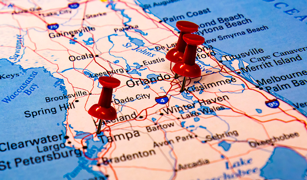 Mapa de Florida